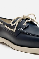 CHAUSSURES BATEAU EN CUIR