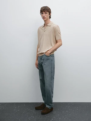 Polo en maille de coton