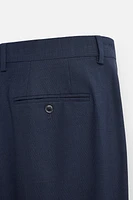 PLAID SUIT PANTS