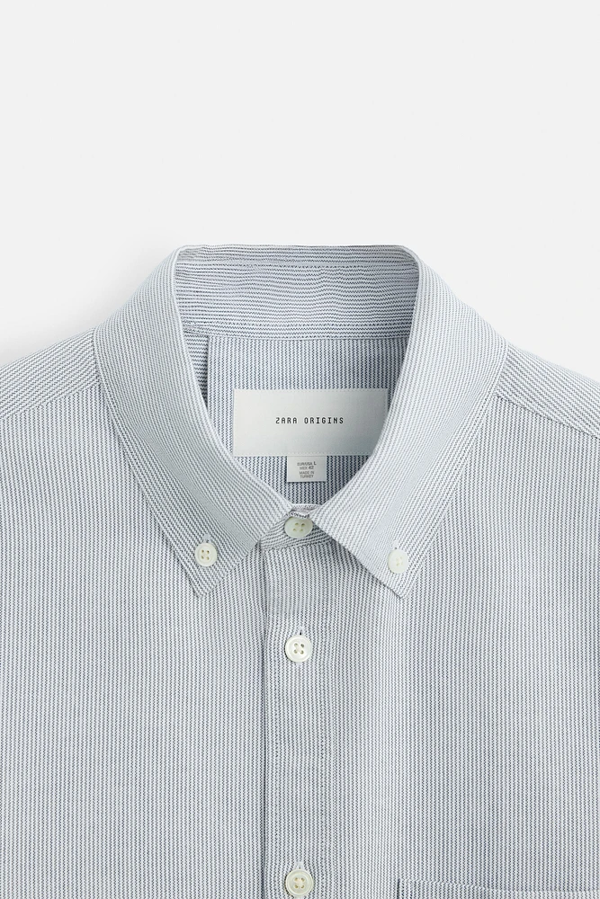 CHEMISE OXFORD À RAYURES