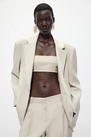 PLEATED WIDE LEG PANTS