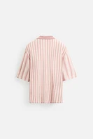 JACQUARD KNIT SHIRT