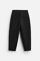 PLEATED BALLOON FIT PANTS