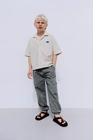 PANTALON DE JOGGING EN POPELINE