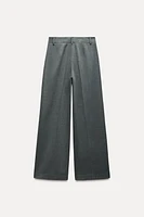 WIDE LEG PANTS WITH DARTS