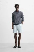 WASHED PLEATED SHORTS