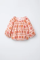 PRINTED CROPPED T-SHIRT