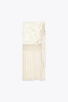 JUPE PARÉO BRODERIES FRANGES