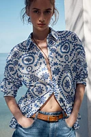 CHEMISE BRODERIES PERFORÉES