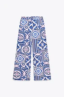 PANTALON PALAZZO IMPRIMÉ