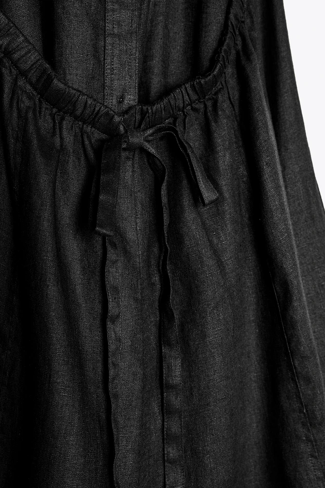 ROBE HALTER EN LIN 100 % ZW COLLECTION