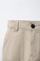 TAPERED FIT POCKETED PANTS