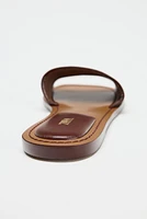 SOFT LEATHER SLIDES
