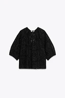 BLOUSE BRODERIES PERFORÉES ZW COLLECTION