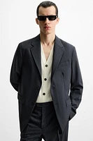 PINSTRIPE SUIT JACKET
