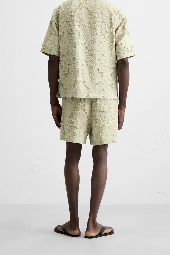 BERMUDA JACQUARD GÉOMÉTRIQUE