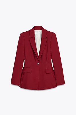 BLAZER AJUSTÉ AVEC ÉPAULETTES