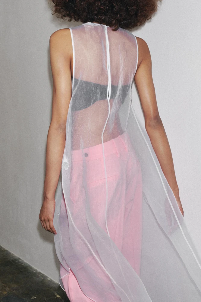 ZW COLLECTION ORGANZA VOLUME DRESS