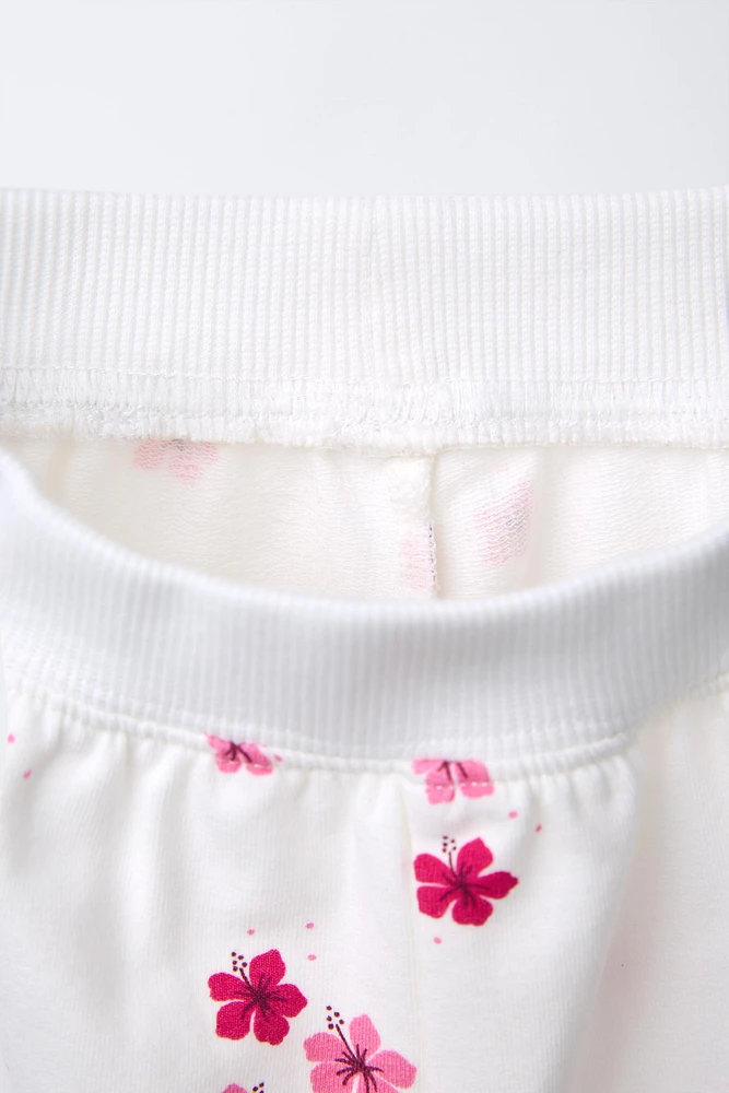 PRINTED SWEATSHIRT AND PANTS SET