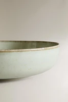 ASSIETTE CREUSE PORCELAINE BORD ANTIQUE