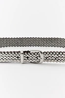 MULTI-STUD LEATHER BELT