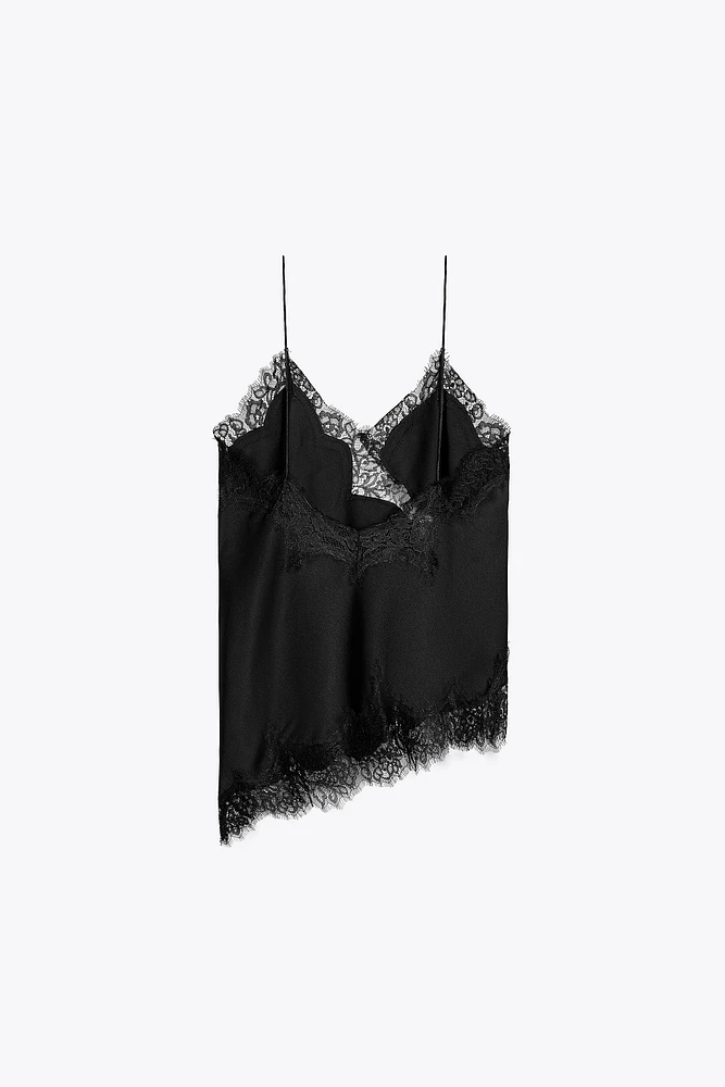ZW COLLECTION LACE CAMISOLE TOP