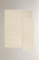 RECTANGULAR DOUBLE BOUCLÉ JUTE AREA RUG