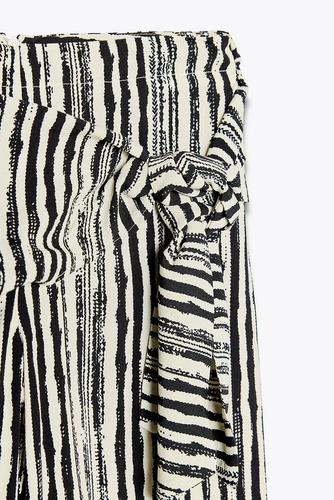 PANTALON PARÉO LARGE RAYURES