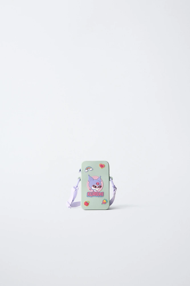 HOUSSE POUR TÉLÉPHONE PORTABLE EFFET GOMME KUROMI © SANRIO