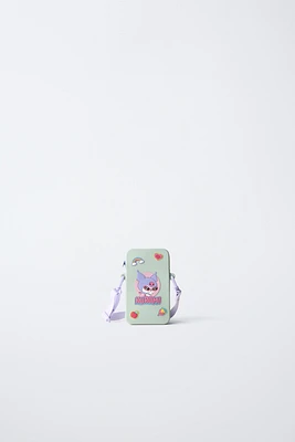 HOUSSE POUR TÉLÉPHONE PORTABLE EFFET GOMME KUROMI © SANRIO