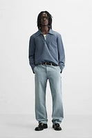 PANTALON DÉLAVÉ POCHE CARPENTIER