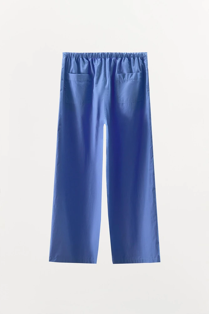 POPLIN PAJAMA PANTS