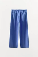 POPLIN PAJAMA PANTS