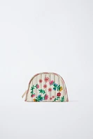 EMBROIDERED TOILETRY BAG