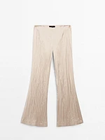 Pantalon flare fluide