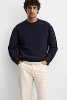 CROPPED FIT 100% WOOL SWEATER