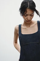 DENIM TRF DRESS