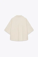 SHORT LINEN SHIRT