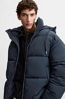 HOODED QUILTED JACKET