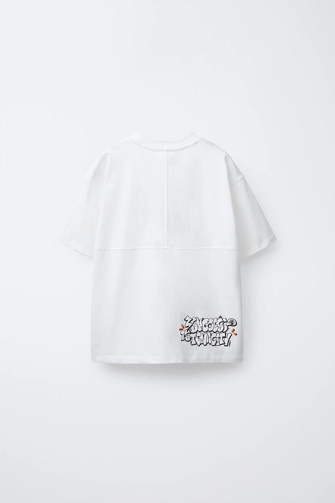 T-SHIRT IMPRIMÉ GRAFFITI