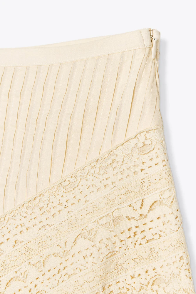 JUPE MIDI DENTELLE ZW COLLECTION