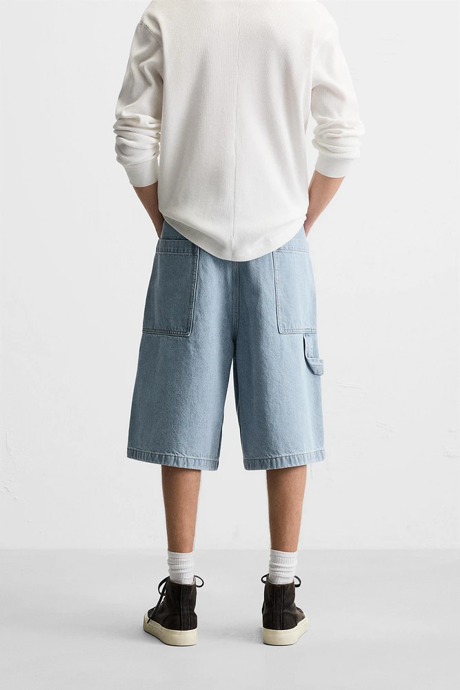BERMUDA EN DENIM OVERSIZE