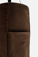 SAC SHOPPER EN TISSU ET CUIR