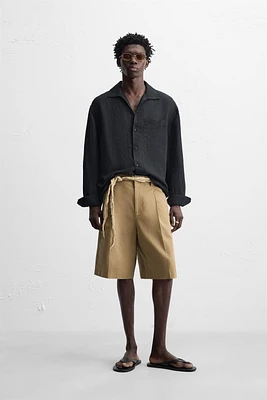 BERMUDA RELAXED FIT PLIS