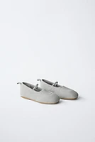 TIMELESZ - BALLERINES EN CUIR