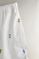 SHORT COTON MINI-FLEUR