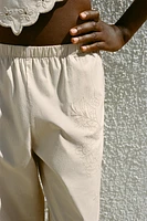 PANTALON PYJAMA BRODÉ