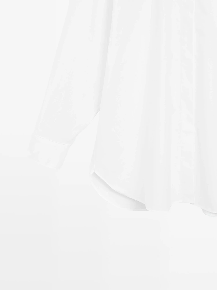 Chemise 100 % coton avec coutures