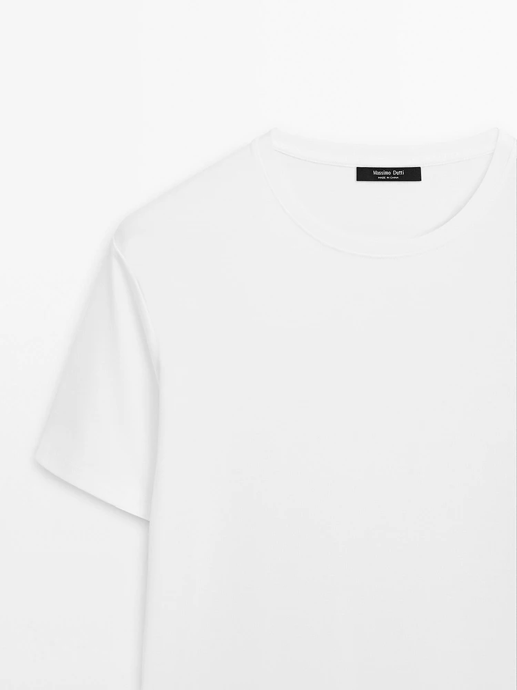 T-shirt 100 % coton mercerisé
