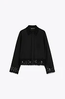ZW COLLECTION CROCHET SHIRT